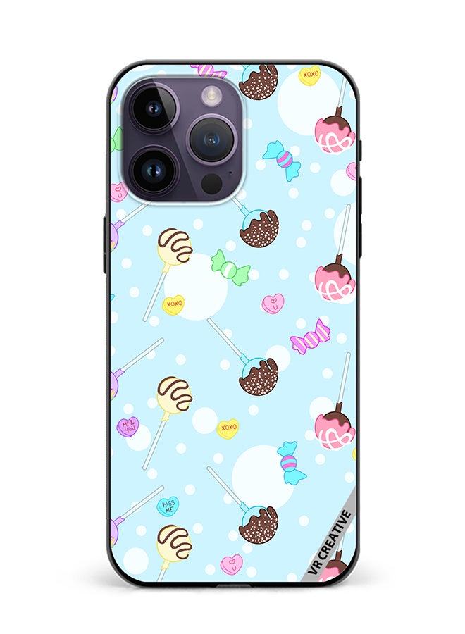 VR CREATIVE Protective Case Cover For Apple iPhone 15 Pro Mix Pattern Design Multicolour - Image 1