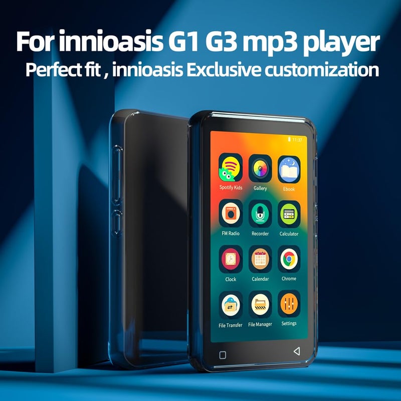 innioasis Crystal Clear Case Only Fit G1,G3 Mp3 Player Sold from innioasis Store ï¼ˆCase Size: 4.33 x 2.52 x 0.51inchesï¼‰ - Image 2