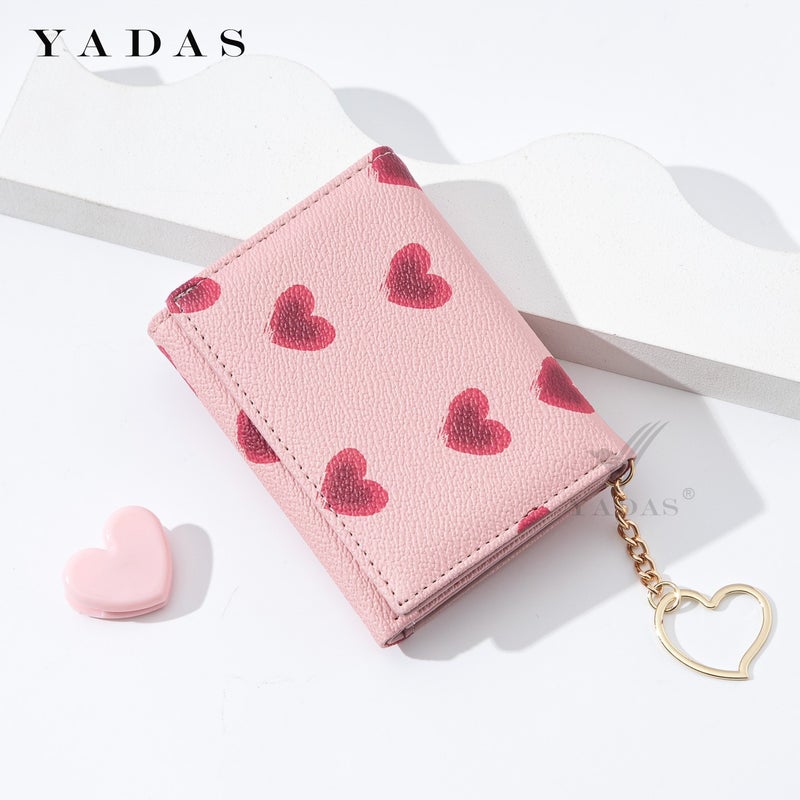New Korean Wallet for Women, PU, 3-Fold, Multi-Card - Image 2