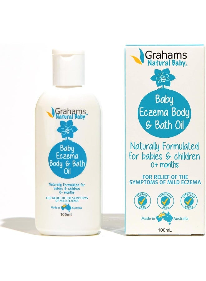 Grahams Natural Baby Eczema Body & Bath Oil - Image 1
