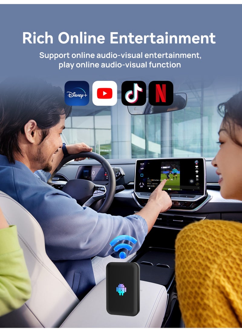 Neutral - 2025 Android TV Box Lite S for OEM Car Wireless CarPlay and Android Car Adapter HD Output HDMI Dual WiFi Streaming Box (SIZE: 4G+32G) - Image 1