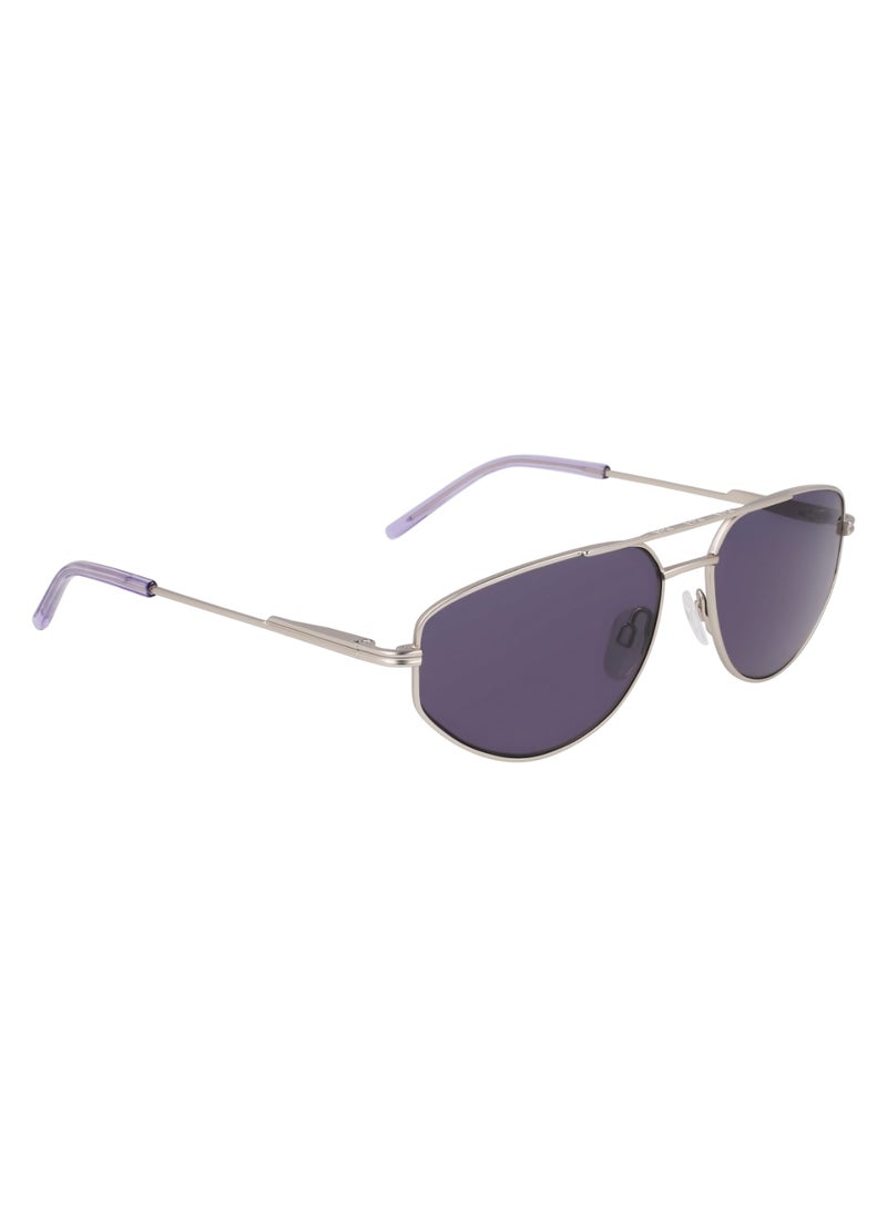 DKNY FULL RIM METAL METAL DKNY SUN DK117S 5715 (045) SATIN SILVER/KIWI  - Image 3
