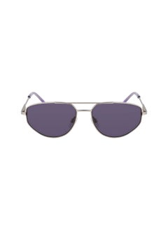 DKNY FULL RIM METAL METAL DKNY SUN DK117S 5715 (045) SATIN SILVER/KIWI  - Image 2