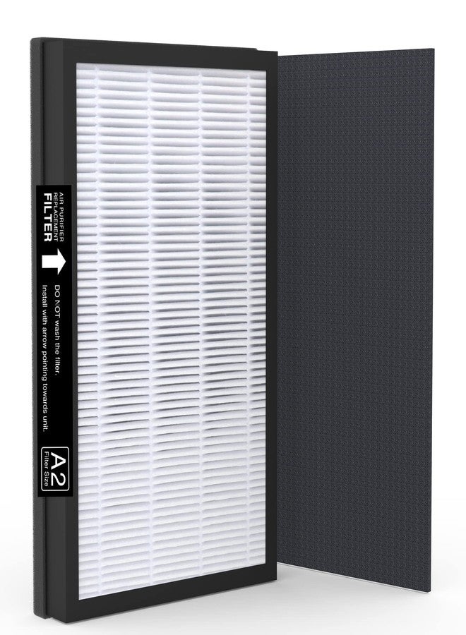 Vegebe A2 H13 True HEPA Replacement Filter, Compatible with Filtrete 3M Room Air Purifier FAP-C02-A2, FAP-C03-A2, FAP-T03-A2, FAP-SC02L, Part No.1150101, Filter Size A2, 1-Pack - Image 1