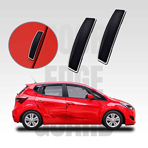 GFX Stainless Steel Car Door Edge Guard – 4Pcs Black Scratch Protector Strips, Universal Fit for All Cars – Prevents Paint Damage, Chips & Dings – Durable, Stylish Auto Door Trim Accessory - Image 2