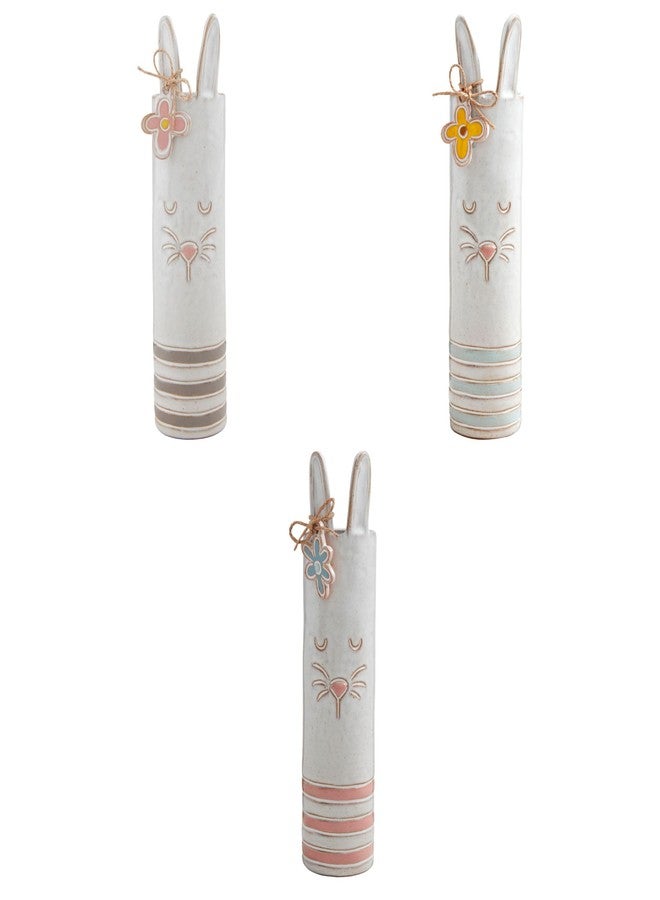 مد باي مزهرية على شكل أرنب من مود باي، لون أزرق؛ قطر 7 بوصات × 2 بوصة - Image 2