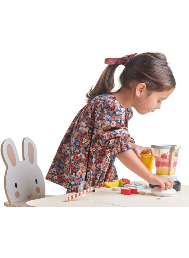 Tender Leaf Toys - Fruity Blender - Wooden Smoothie Maker Toy Set for Pretend Cooking - Social, Creative, and Imaginative Development - Learning Role Play to Make a Healthy Shake - Age 3+ - Image 3