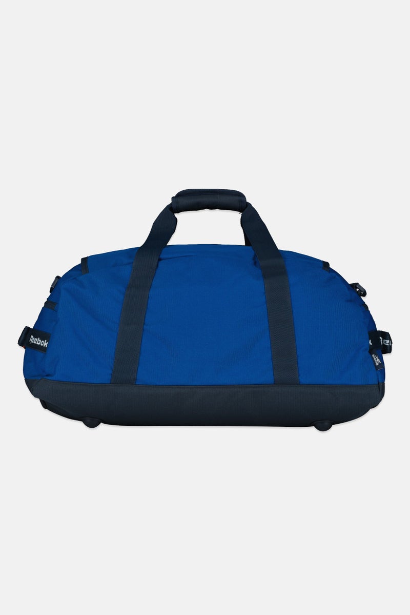 Reebok Men Brand Logo Duffle Sports Bag, Blue  - Image 2