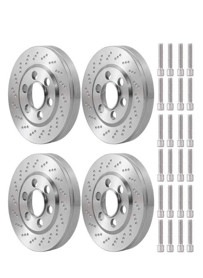 QUE-T 4pcs Stainless Steel Wheel Weights for 1/10 RC 2.2" Beadlock Rims Wraith D90 - Image 1