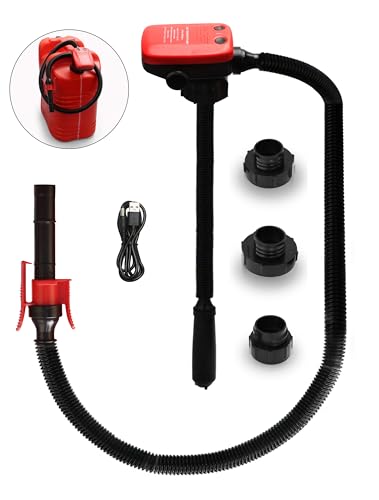 FUELIO Rechargeable Fuel Transfer Pump Electric Gas Pump For Gas Can Auto Stop Gas Transfer Pump - Image 1