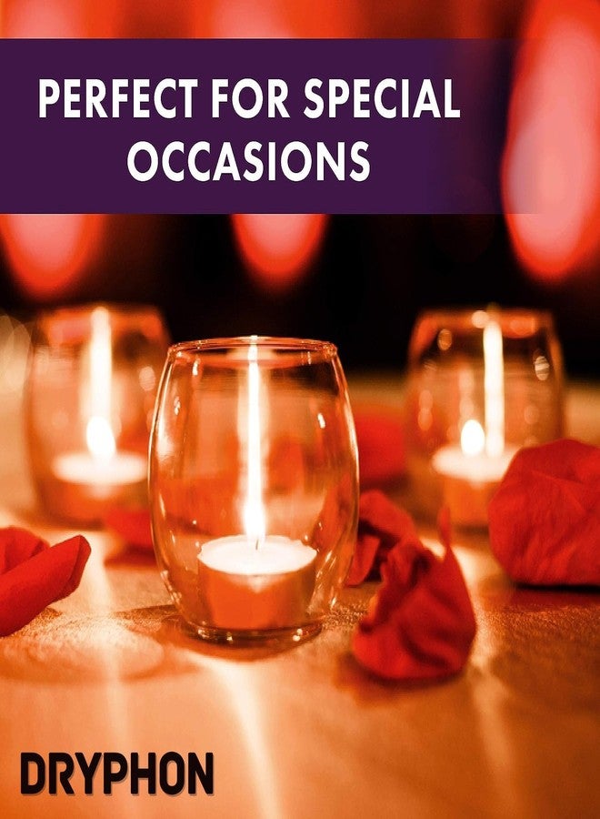 DRYPHON Wax Tealight Candles Set of 100 for Diwali Decoration for Home Decor | 2 Hours Burn Candles for Decoration Diwali Decor, Ganpati, Christmas | Tea Light Candles for Home Decoration (Set of 100) - Image 3