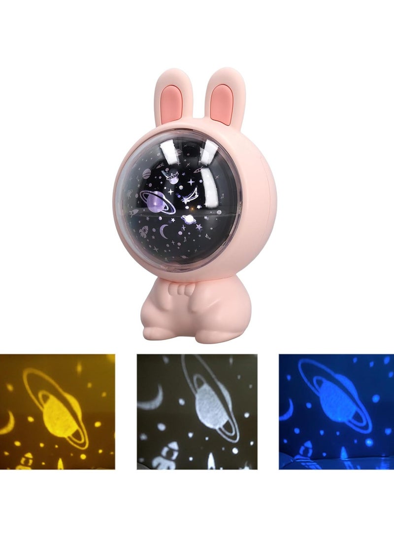 milkyway Star Projector Night Light, Children Creativity Birthday for Projector,  Starry Sky for Lamp Ambience Decorative Lighting Projectors,Bunny Nightlight for Kid ,Room Decor for Girls - Image 1