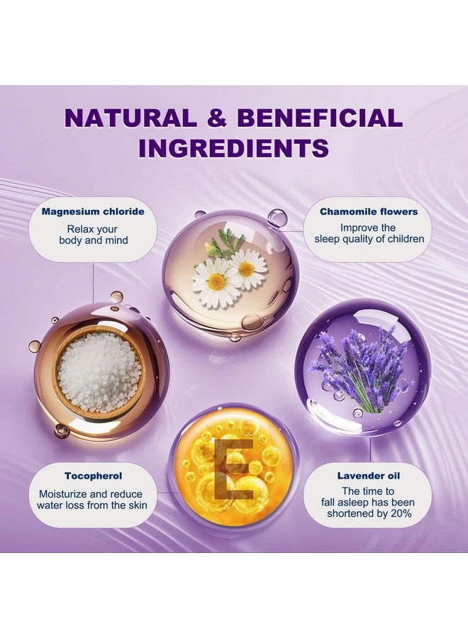 لوسيون مغنيسيوم 100 جرام للأطفال للنوم، كريم مغنيسيوم ليلي، يهدئ ويسترخي جسمك قبل النوم، آمن للبالغين والأطفال، كريم مهدئ طبيعي يدعم النوم - Image 3