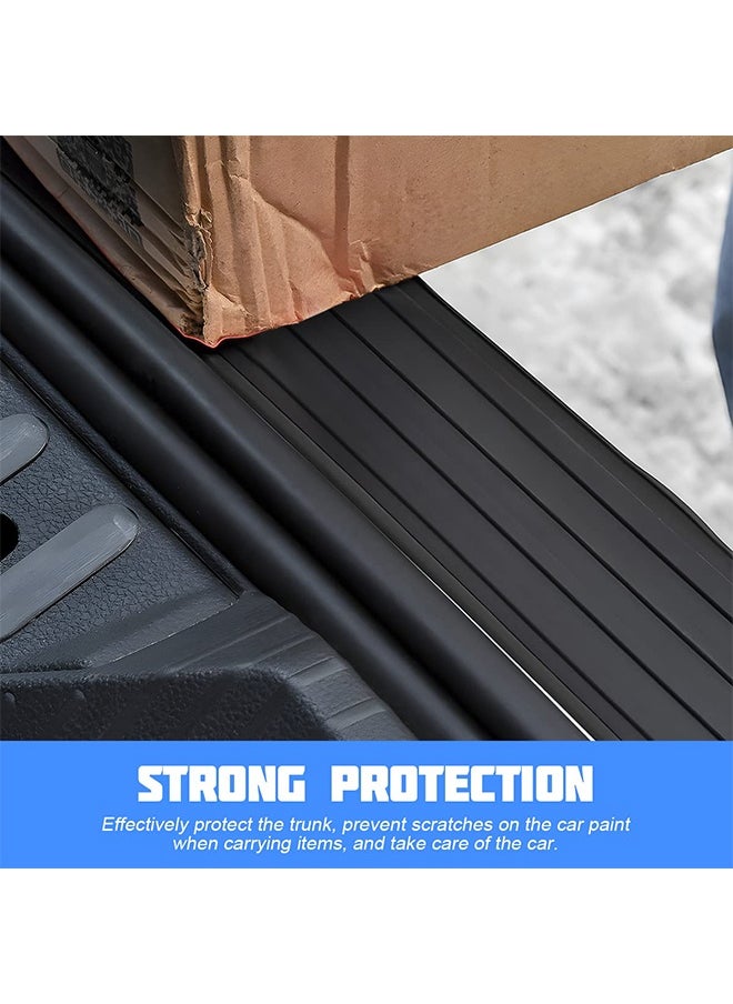 TodyJeyHo Car Rear Bumper Protector Guard,Rubber Car Rear Bumper Guard with Strong Adhesive for Protecting Trunk,Universal Car Accessories Exterior (Black)  - Image 5