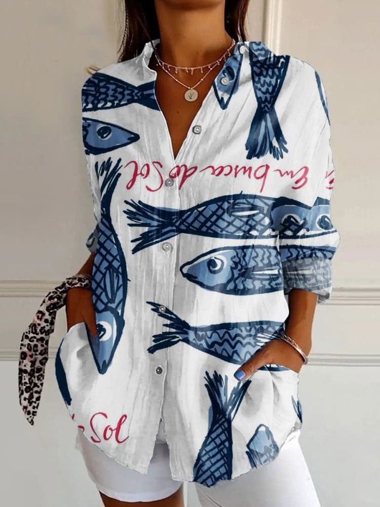 2024 Amazon independent station explosion new ladies shirt summer European and American trend animal pattern 3D printing YO578-MC