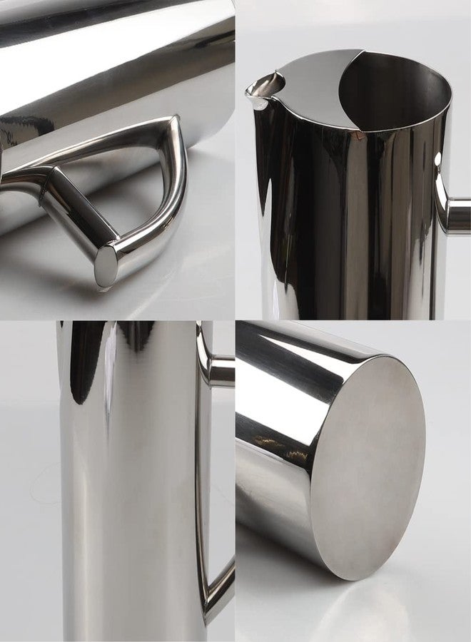 MUGLIO Stainless Steel Water Pitcher - 60 OZ Silver Slender Metal Pitcher for Beverages by MUGLIO - Image 4