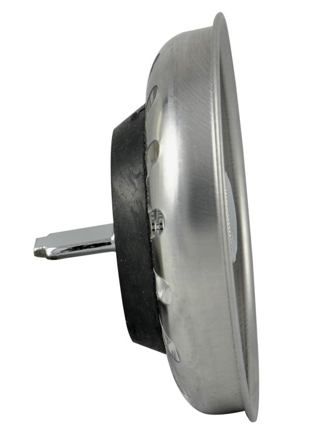 Danco 88275 3-1/4 inch Kitchen Sink Basket Strainer Splash Guard with Stationary Post, Stainless Steel - Image 4