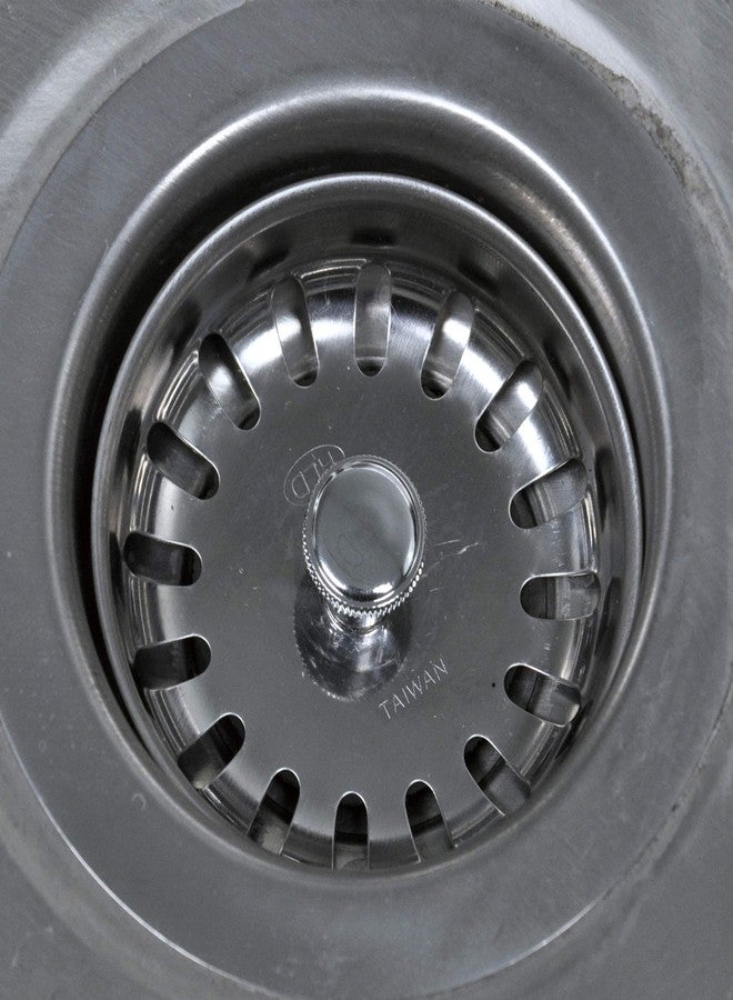 Danco 88275 3-1/4 inch Kitchen Sink Basket Strainer Splash Guard with Stationary Post, Stainless Steel - Image 2