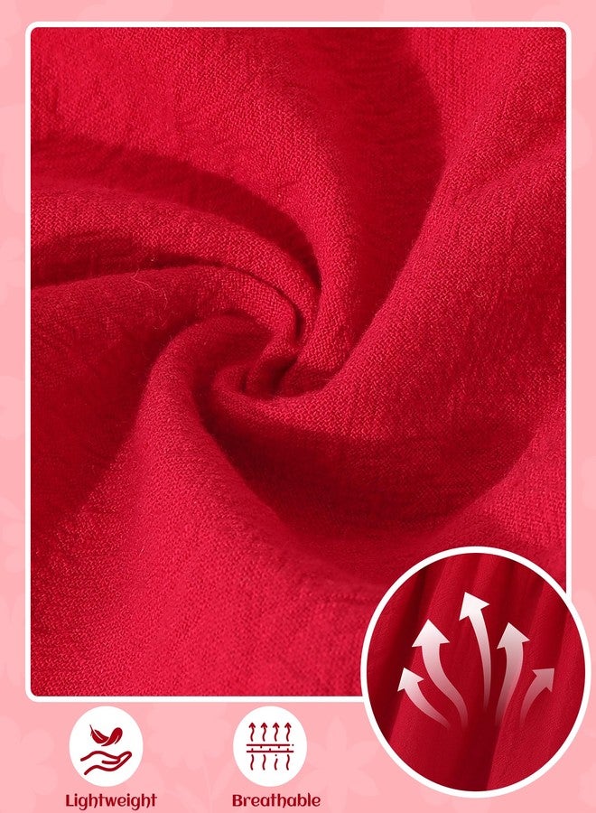 Mioglrie Baby Girl 6 9 Months Summer Dresses Infant Girls Clothes Red Strawberry Sundress Sleeveless Bow Decoration Halter Dress for Girls 6 12 Month - Image 5