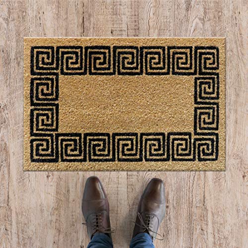 ATMAH Meander Border Door Mat, (Coir, 40cm X 60Cm - Image 2