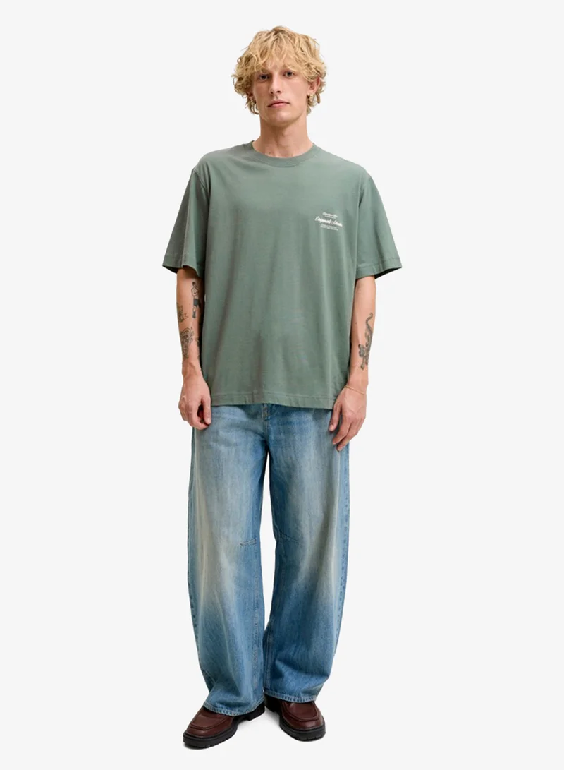 JACK & JONES Laurel Wreath AW 26 Casual Crew Neck T-Shirt for Men | Best Price UAE