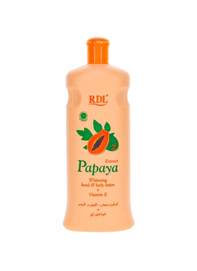RDL - Papaya Extract Hand And Body Lotion 200ml - Image 1