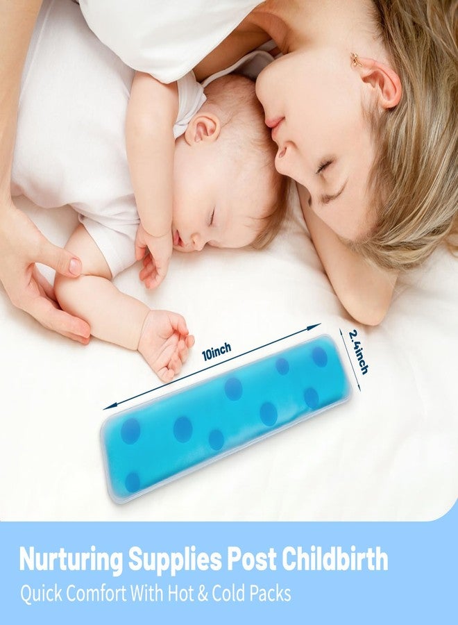 Deyuoau Postpartum perineal ice Pack, Hot and Cold Ice Pack for Women After Pregnancy, Postpartum Ice Pack for Recovery, Affordable & Reusable, 2 Ice Packs and 2 Washable Sleeves. (Pink Flower (Blue - Image 5