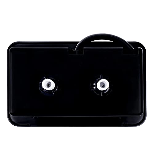 OYMOV RV Exterior Shower Box Kit with Lock for Outside, Outdoor Non-Metallic RV Accessories for RVs, Fifth Wheels, Motorhomes, Travel Trailers, Campers - Black - Image 2