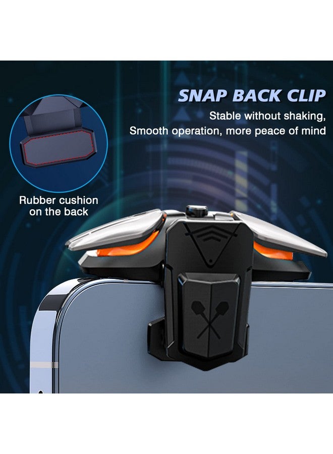 Mobile Game Controller, Sensitive Mobile Gaming Trigger Shooter With Six Finger Linkage For Iphone  Android, Controller Joysticks Aim  Fire Trigger Keys For Survival Rules/Knives Out - Image 4