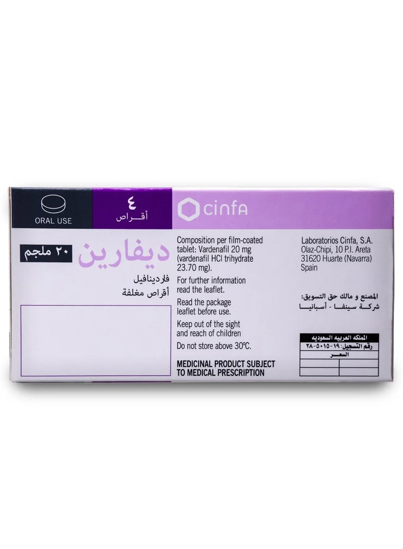 Cinfa Devarin 20 Mg 4 Tablet - Image 2
