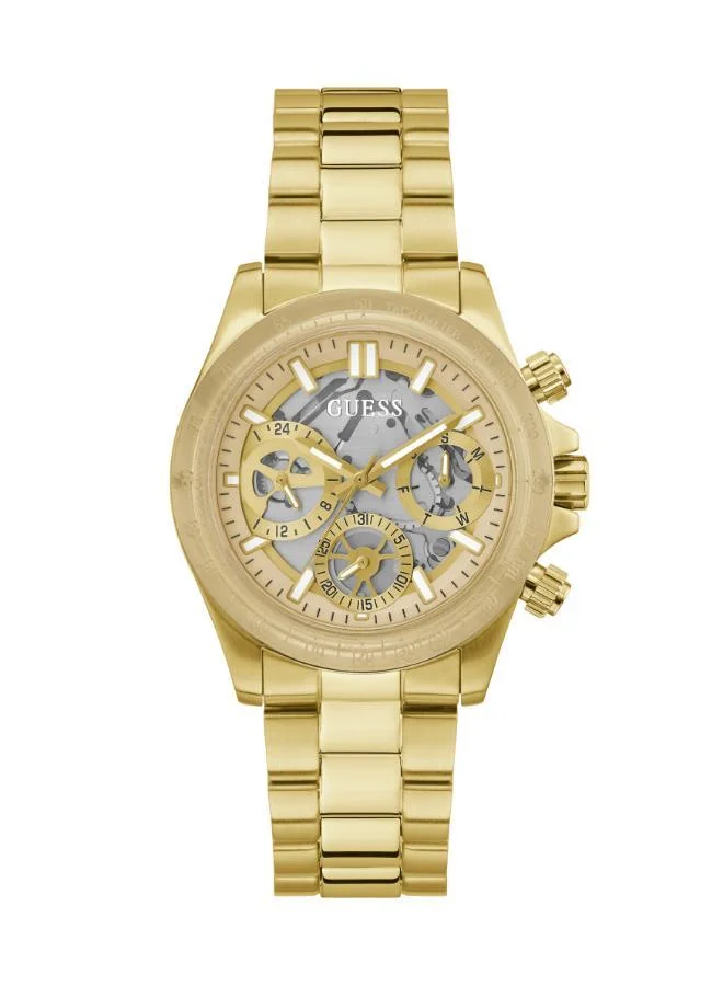 GUESS Transparent Dial & Bracelet Watch