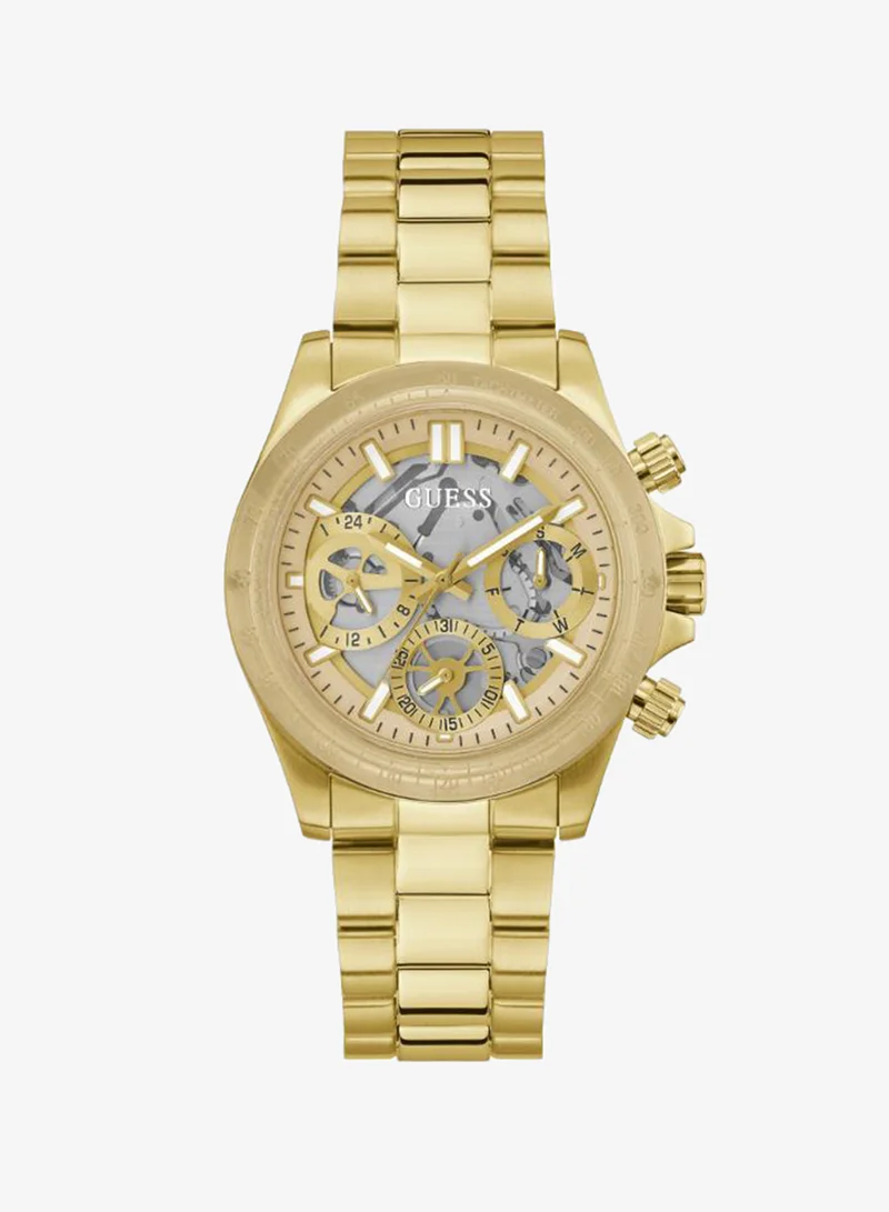 Guess Transparent Dial & Bracelet Watch