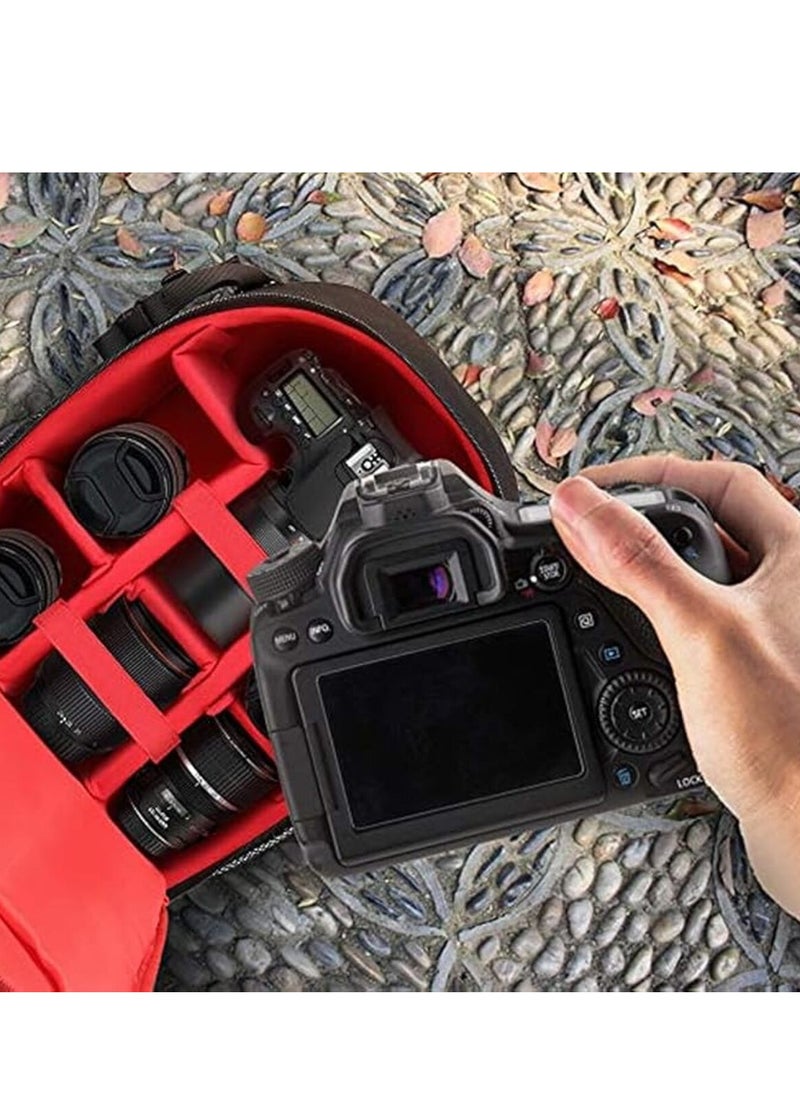 KCDMBUE - Waterproof Camera Backpack with Removable Compartment, Camera Bag for SLR DSLR Mirrorless Camera Waterproof Camera cases - Image 1