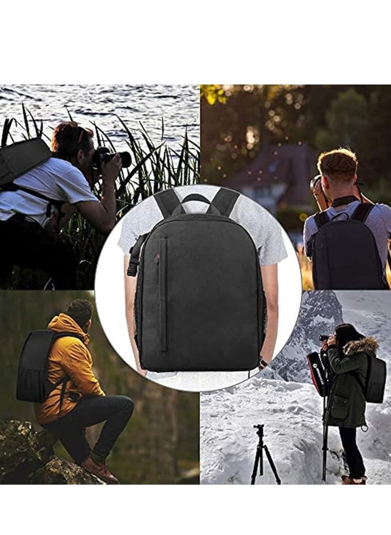 KCDMBUE - Waterproof Camera Backpack with Removable Compartment, Camera Bag for SLR DSLR Mirrorless Camera Waterproof Camera cases - Image 1