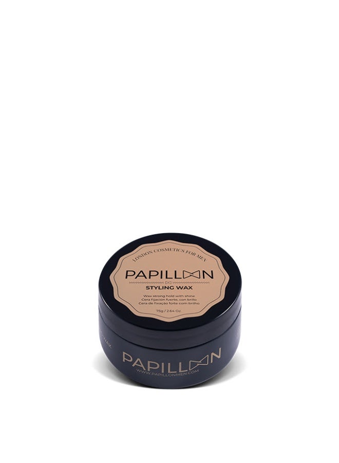 Papillon Styling Wax Strong Hold Wax with Shine 75g - Image 1