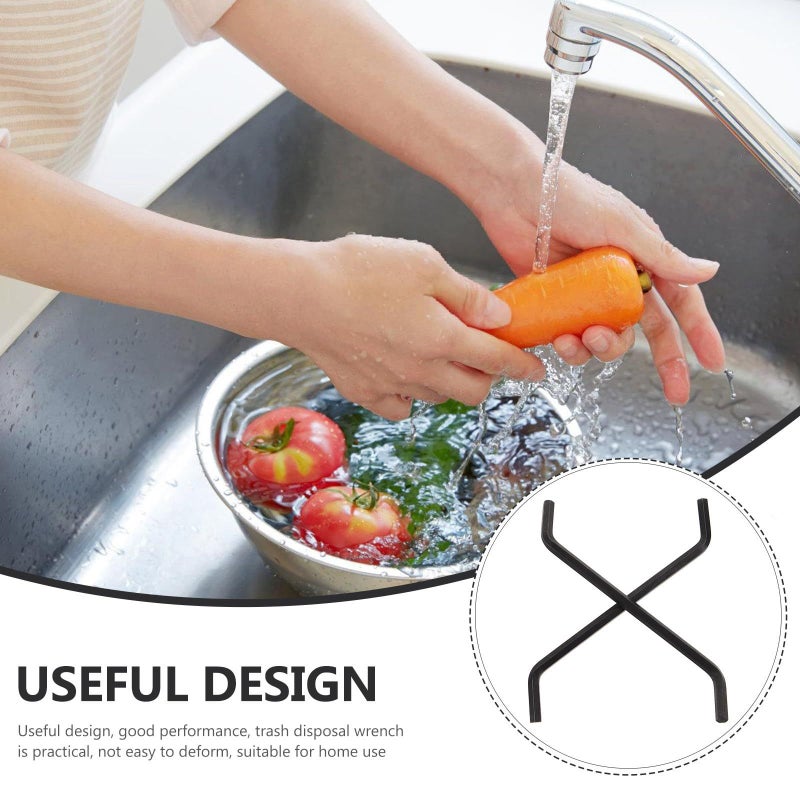 2 Pcs Kitchen Garbage Disposal Wrench for Sink Unclogging Maintenance - Image 4