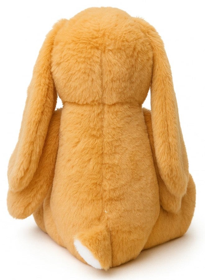 SARO Plush Bunny Stuffed Animal, Soft Caramel Brown Rabbit, Large Floppy Ears, Kids Cuddly Toy - Image 2