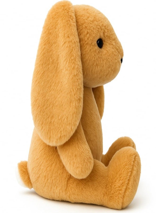 SARO Plush Bunny Stuffed Animal, Soft Caramel Brown Rabbit, Large Floppy Ears, Kids Cuddly Toy - Image 3