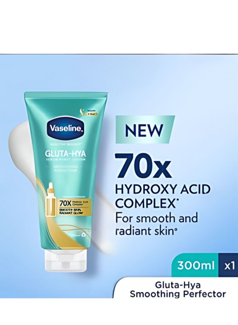 Vaseline Healthy Bright Gluta-Hya Serum Burst Lotion Smoothing Perfector 290 ML - Image 3