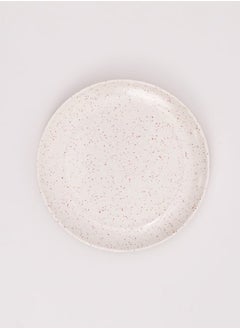 Bright Designs Melamine Dinner Plate   Set of 6 (D 22cm) Creamy with brown  - Image 2