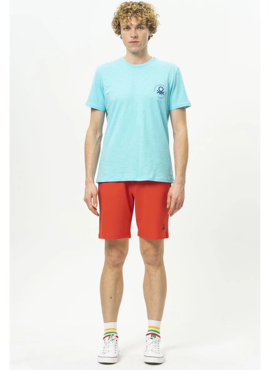 بينيتون BNT-M086B-R-23Y Men's Shorts