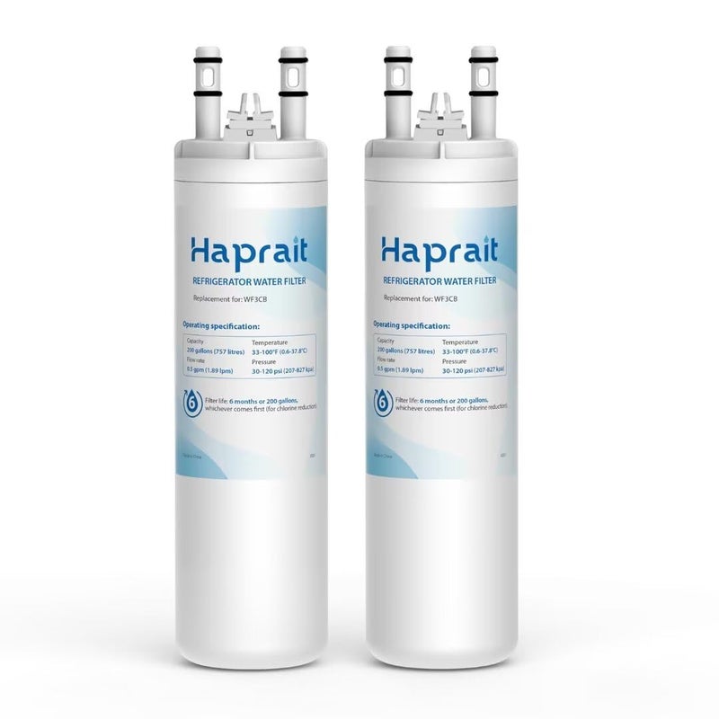 WF3CB Water Filter Replacement HP006 Compatible with Frigidaire WF3CB Pure Source 3 WF425 706465 242069601 242086201 242017800 Height 9 inches 2 Count
