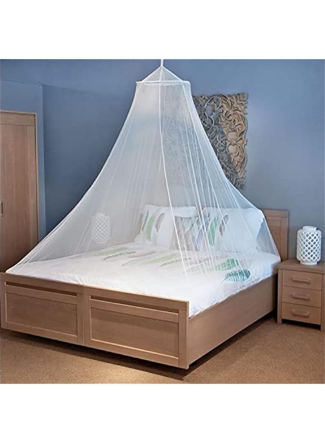 Arabest Mosquito Net for Single to King-Sized Beds – Fully-Enclosed Bed Canopy for Travel or Decoration – Free Bag, Hanging Kit & Adhesive Ceiling Hooks for Easy Setup - Image 4