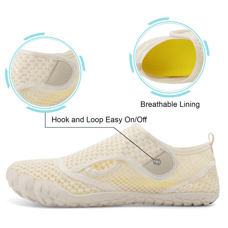 Centipede Demon Womens and Mens Water Shoes Breathable Swim Pool Shoes Barefoot Aqua Socks Quick Dry Wide Lightweight for Beach Hiking Diving Water Sports 8.5 Women/7.5 Men - Image 3