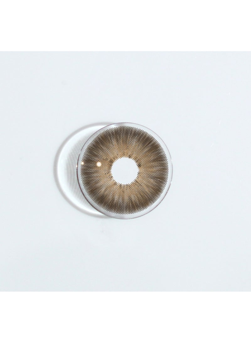 هابييمين عدسات لاصقة تجميلية سنوية للجنسين بلون بني من باتايا، مجموعة تكبير مع علبة - Image 2