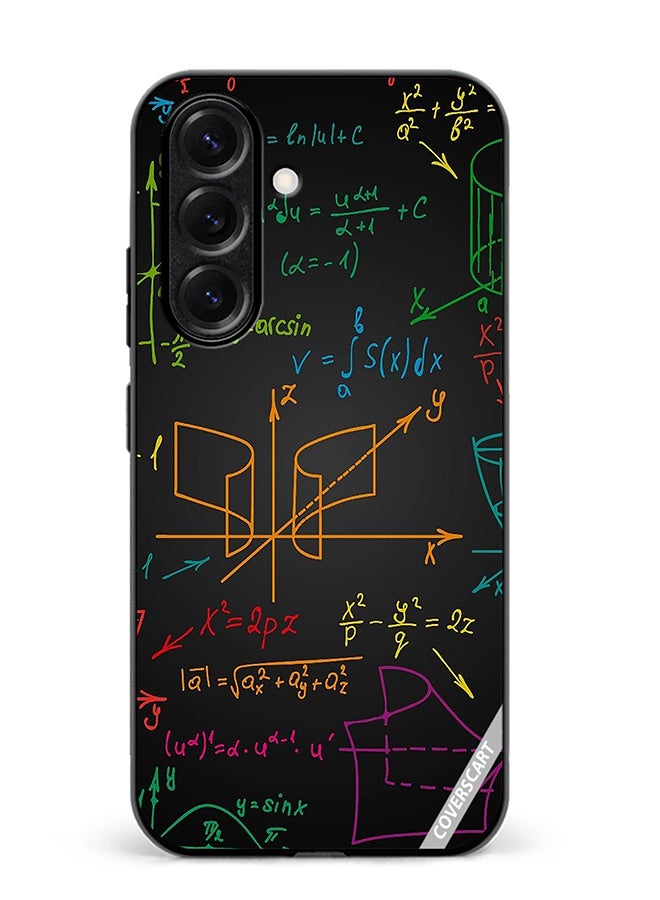 VR CREATIVE Protective Case Cover For Samsung Galaxy S25 Plus Maths Formula Design Multicolour