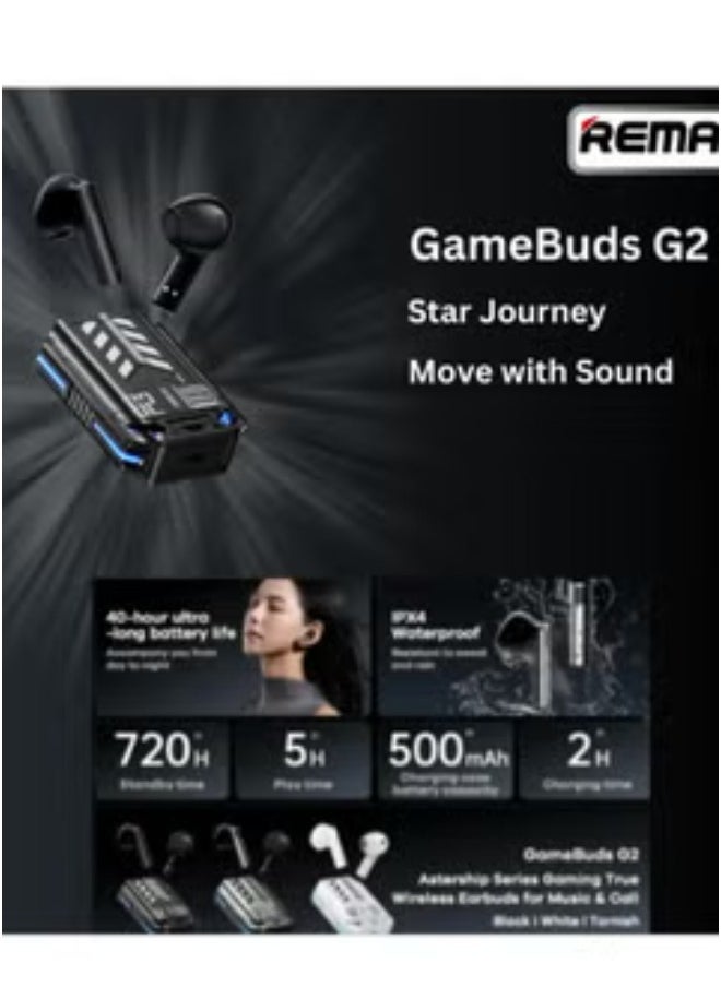 REMAX - Airpod Remax GameBuds G2 - White – Superior Sound & Gaming Experience - Image 1