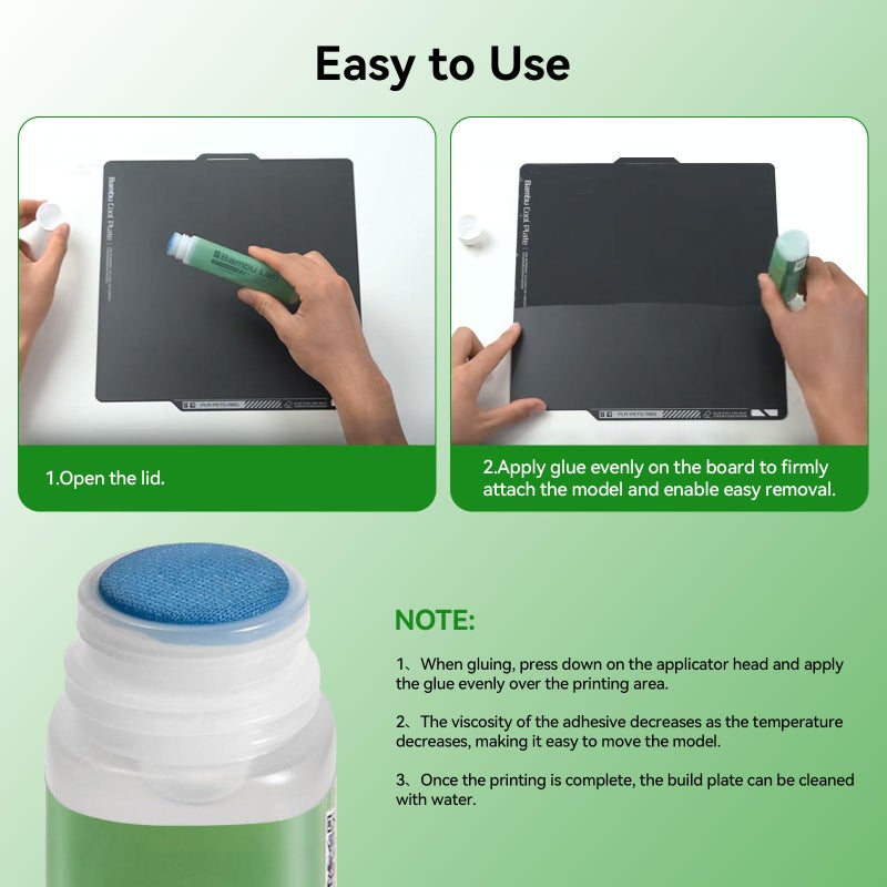 UniTak3D Compatible with Bambu Lab 3D Printer Adhesive Glue,Strong Grip Reduce Warping for Bambu lab A1/A1 Mini/P1/X1 3D Printer PLA/ABS/PETG/PC/PA/TPU Filament 60ML - Image 5