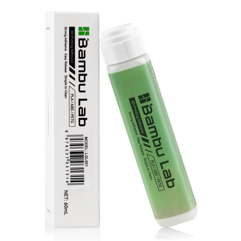 UniTak3D Compatible with Bambu Lab 3D Printer Adhesive Glue,Strong Grip Reduce Warping for Bambu lab A1/A1 Mini/P1/X1 3D Printer PLA/ABS/PETG/PC/PA/TPU Filament 60ML - Image 1