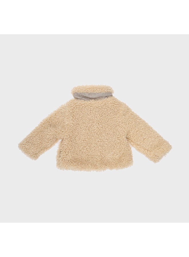 Zara Stylish And Adorable Kids' Faux Shearling Jacket - Cozy & Comfortable - Image 3